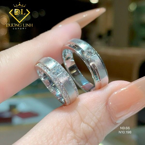 Nhẫn Cưới Cặp Kim Cương N9.66